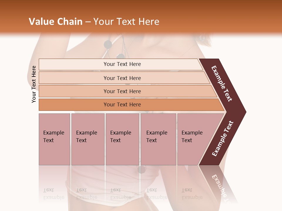 Beautiful Girl In Jeans Shorts PowerPoint Template