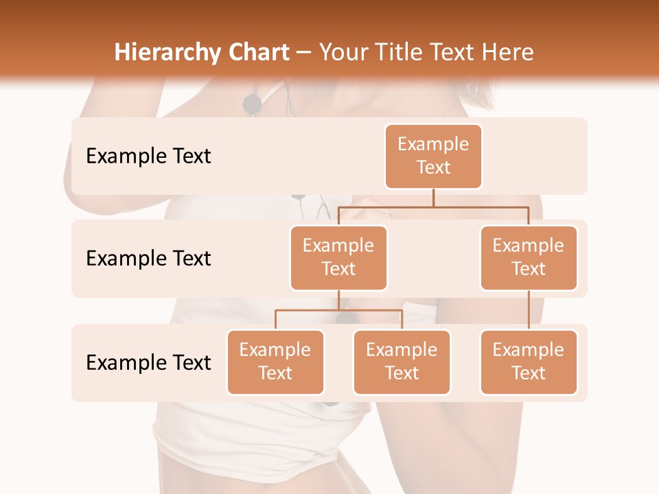 Beautiful Girl In Jeans Shorts PowerPoint Template