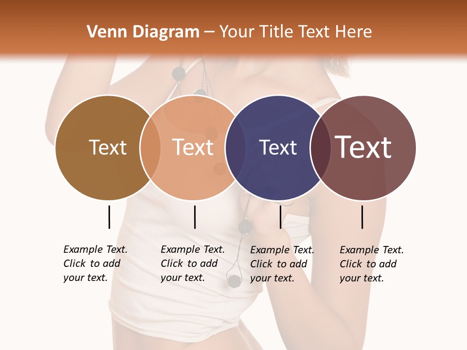 Beautiful Girl In Jeans Shorts PowerPoint Template