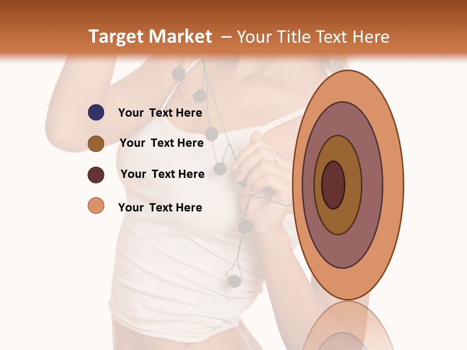 Beautiful Girl In Jeans Shorts PowerPoint Template