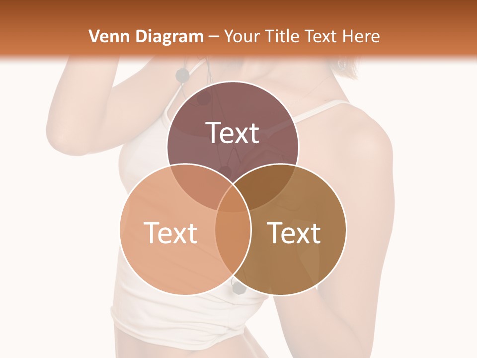 Beautiful Girl In Jeans Shorts PowerPoint Template