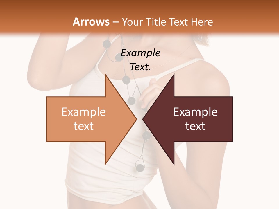 Beautiful Girl In Jeans Shorts PowerPoint Template