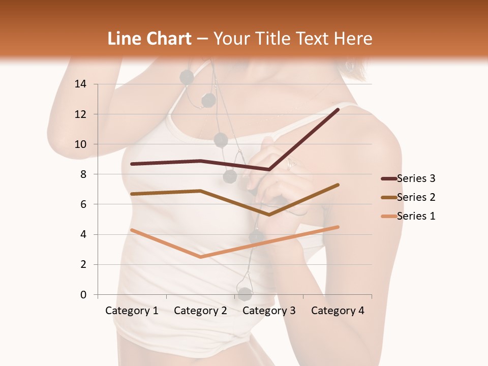 Beautiful Girl In Jeans Shorts PowerPoint Template