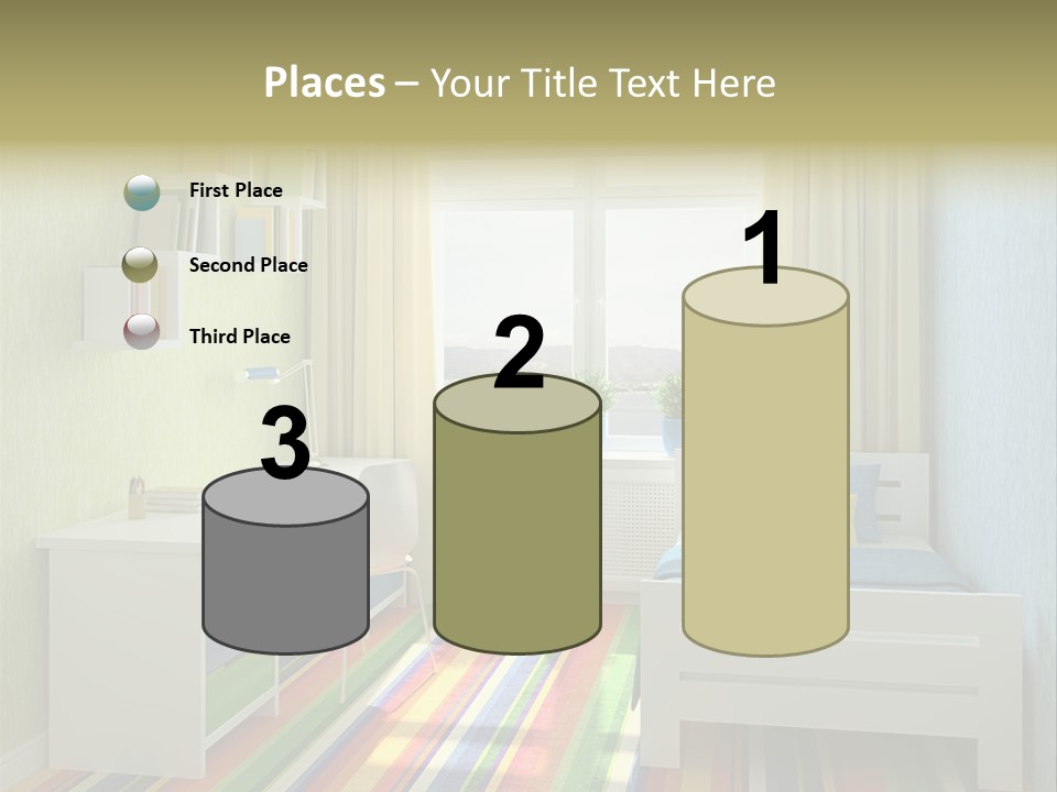 Home Education Interior PowerPoint Template