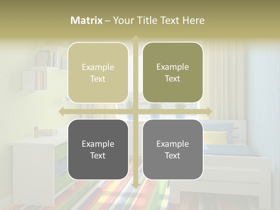 Home Education Interior PowerPoint Template