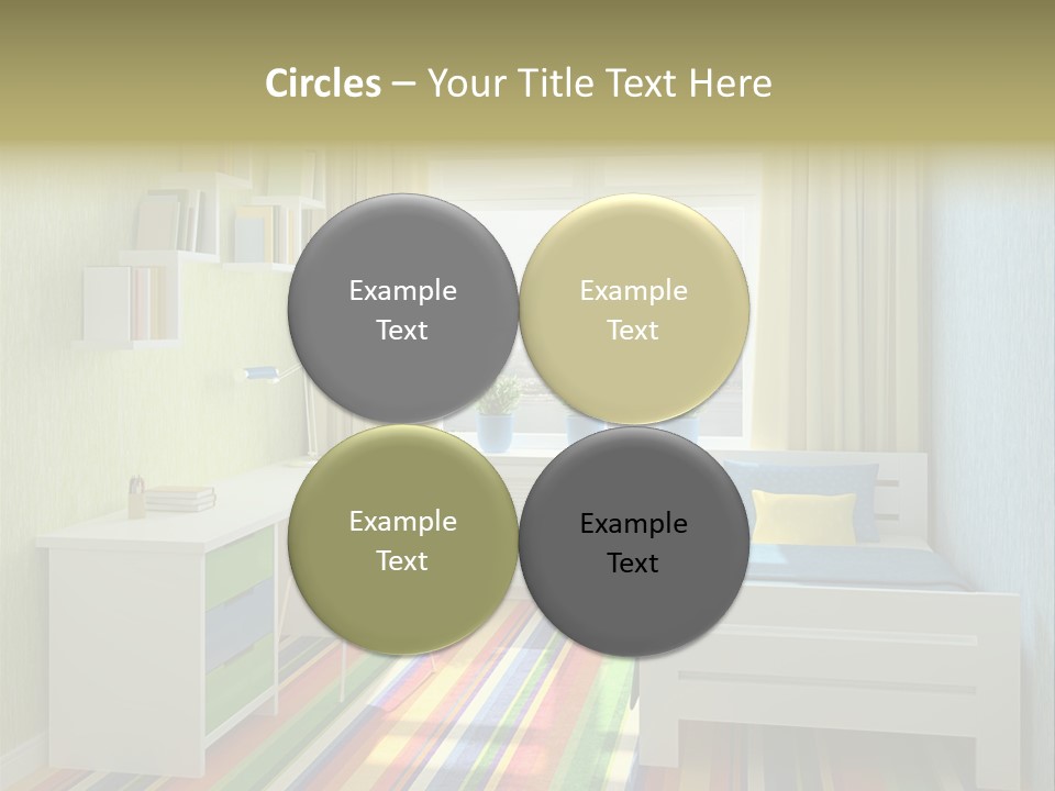 Home Education Interior PowerPoint Template