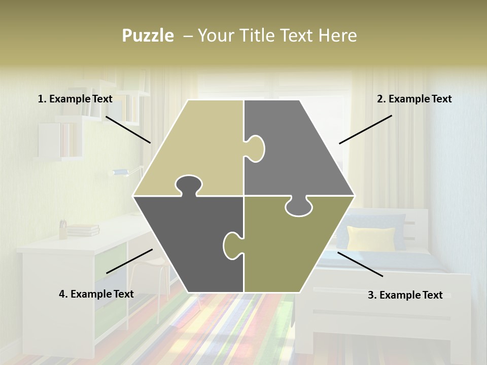 Home Education Interior PowerPoint Template