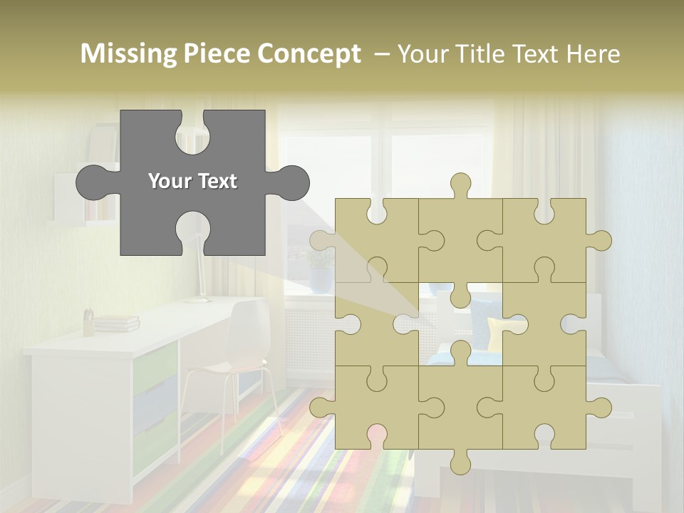 Home Education Interior PowerPoint Template