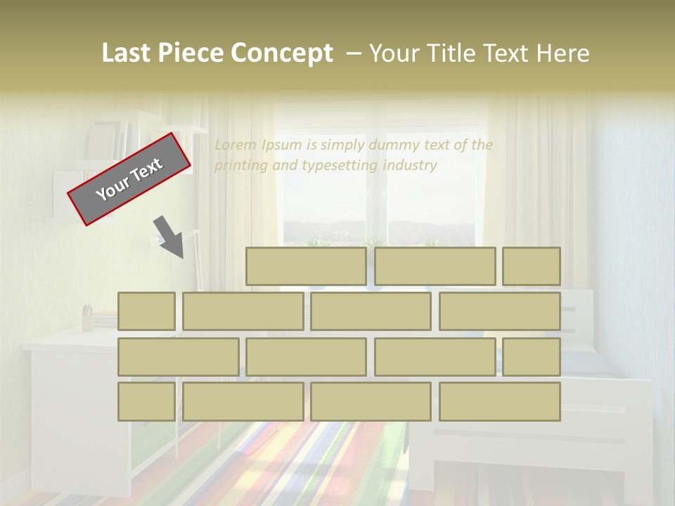 Home Education Interior PowerPoint Template