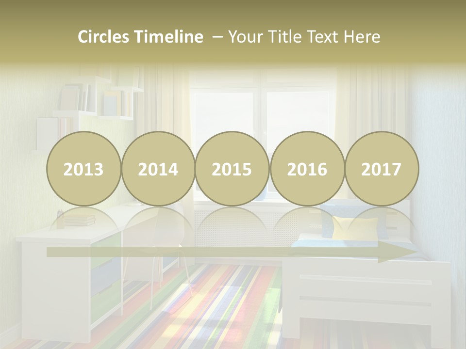 Home Education Interior PowerPoint Template