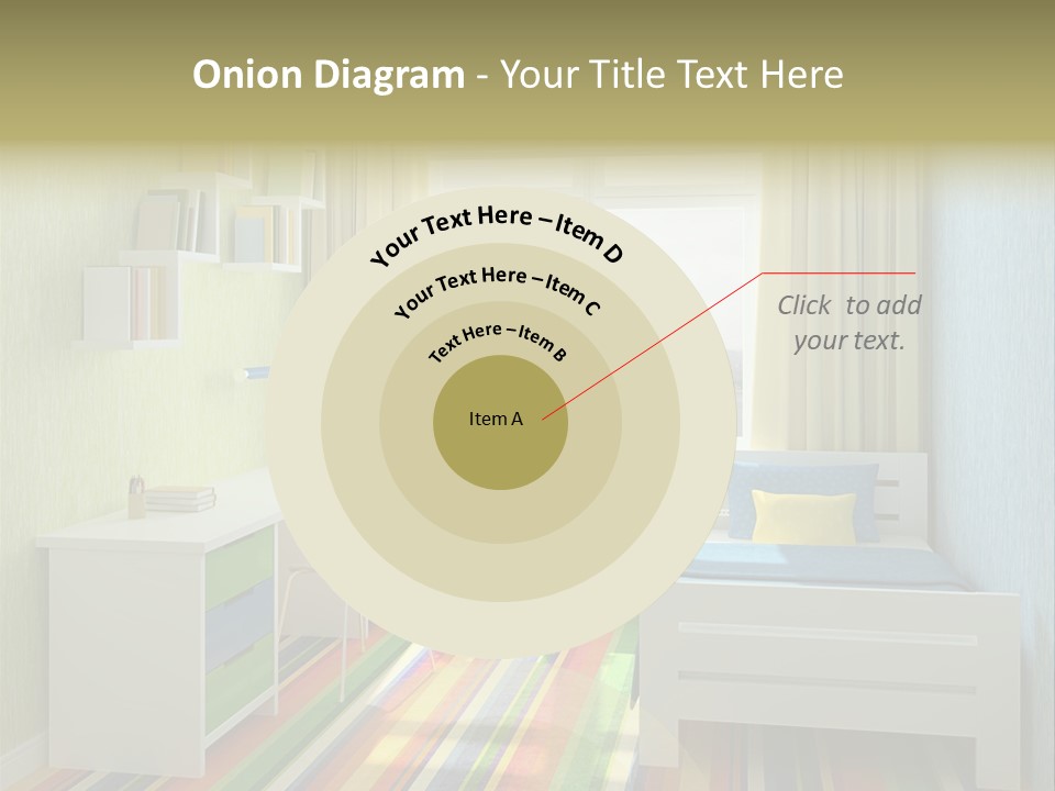 Home Education Interior PowerPoint Template
