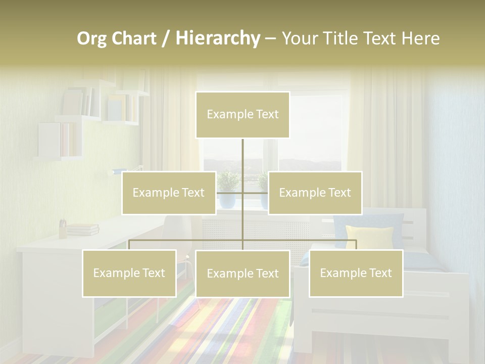 Home Education Interior PowerPoint Template