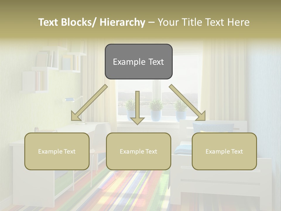 Home Education Interior PowerPoint Template