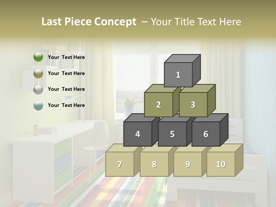 Home Education Interior PowerPoint Template