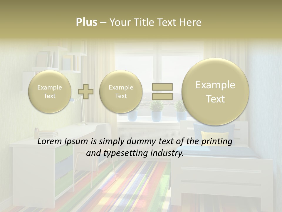 Home Education Interior PowerPoint Template