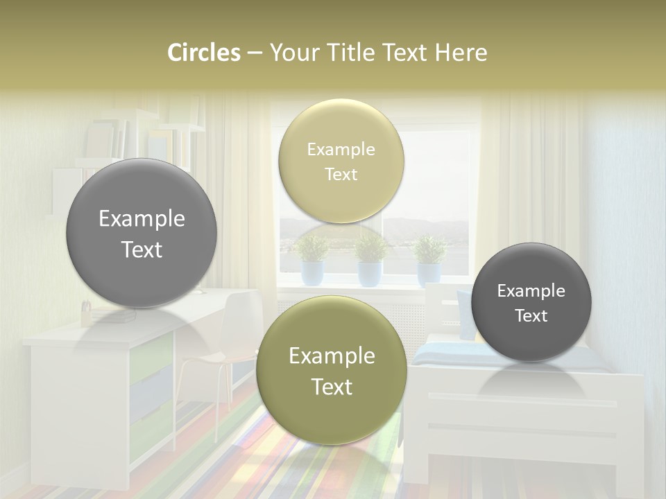 Home Education Interior PowerPoint Template