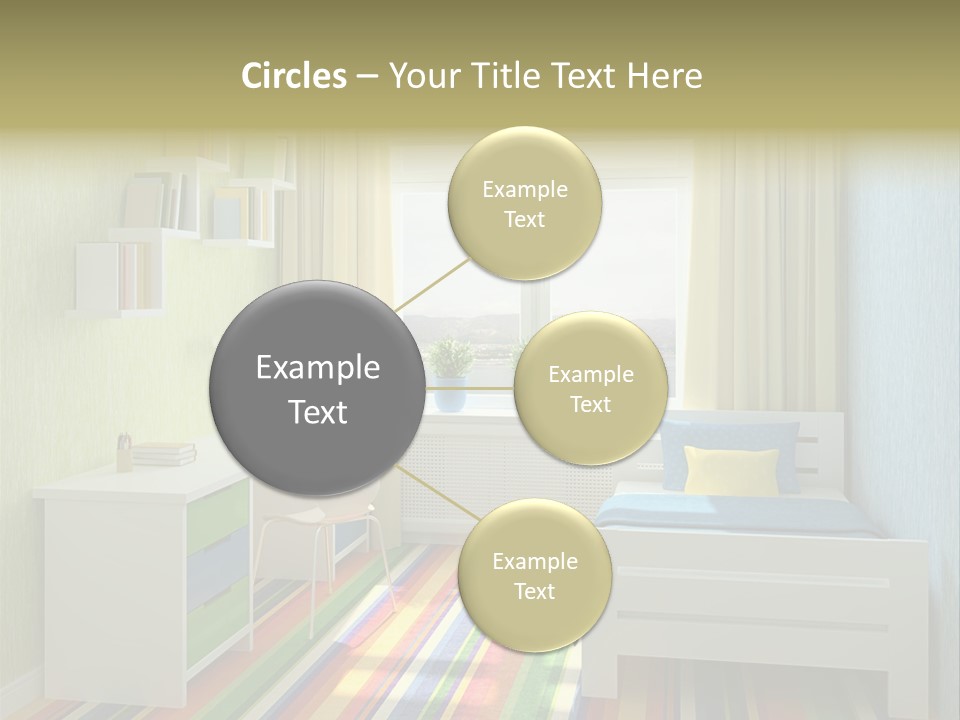 Home Education Interior PowerPoint Template