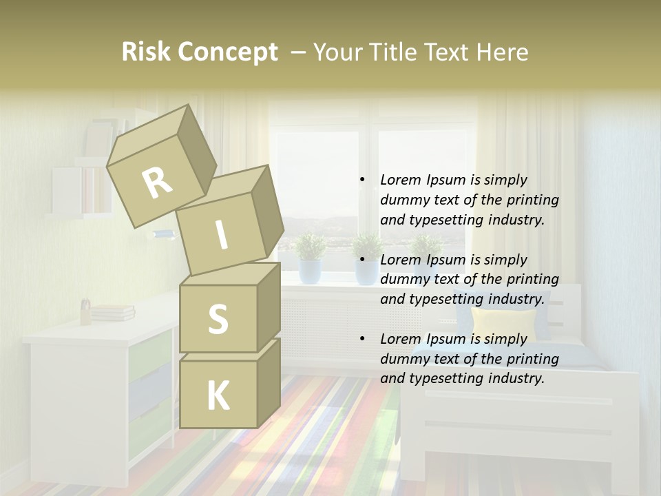 Home Education Interior PowerPoint Template