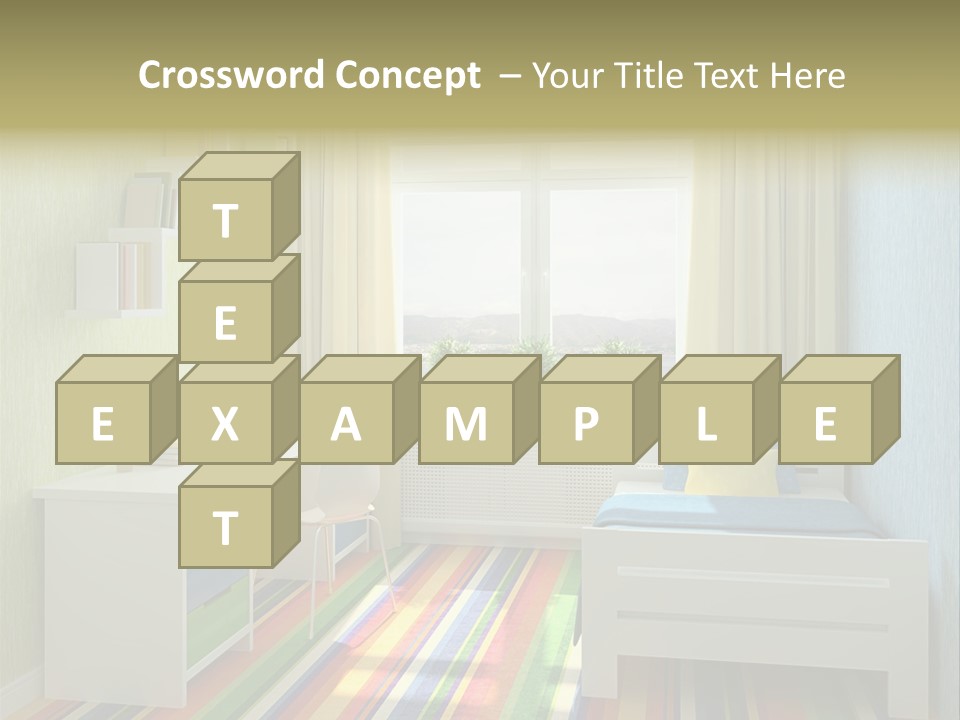 Home Education Interior PowerPoint Template