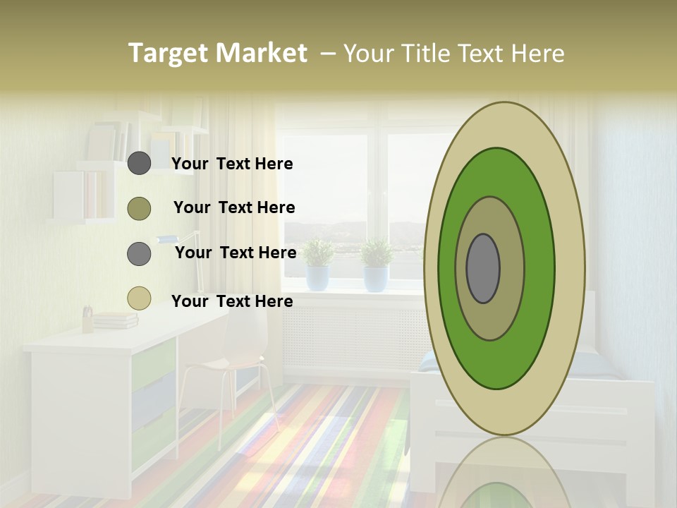 Home Education Interior PowerPoint Template