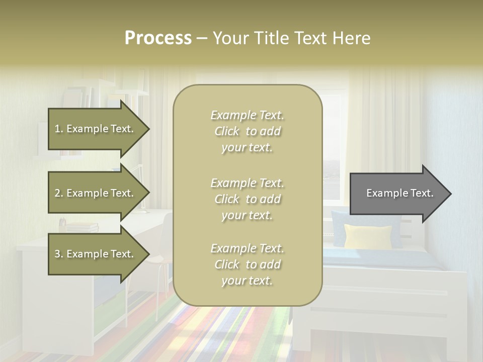 Home Education Interior PowerPoint Template