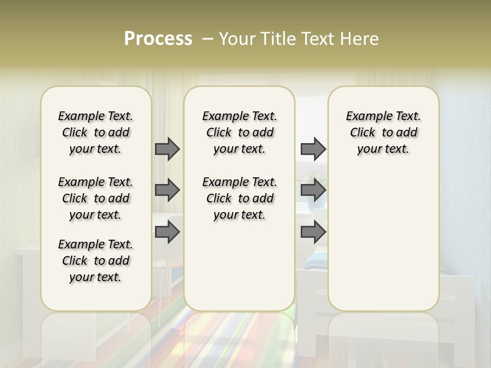 Home Education Interior PowerPoint Template