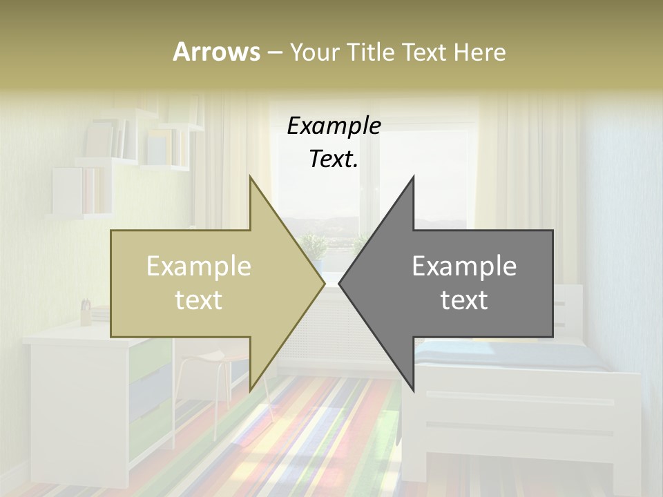 Home Education Interior PowerPoint Template