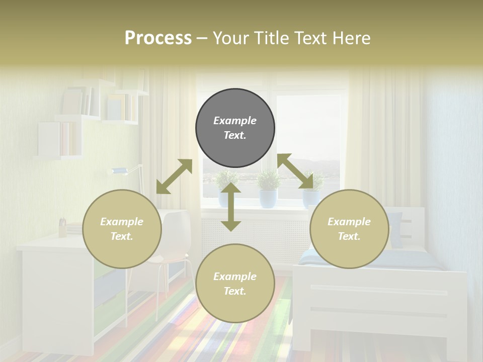 Home Education Interior PowerPoint Template