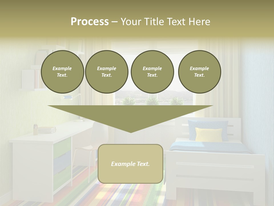 Home Education Interior PowerPoint Template