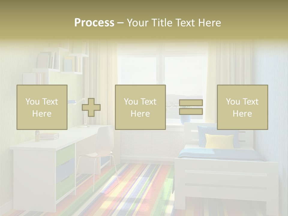 Home Education Interior PowerPoint Template