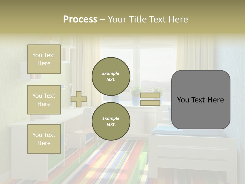 Home Education Interior PowerPoint Template