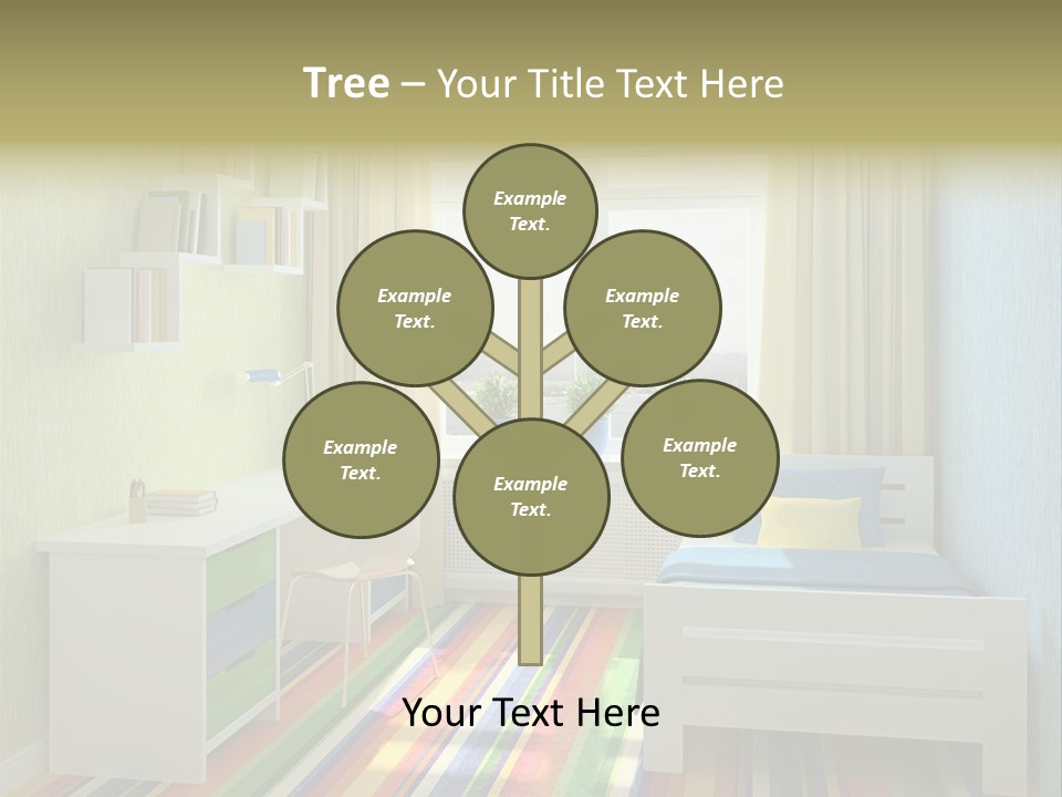 Home Education Interior PowerPoint Template