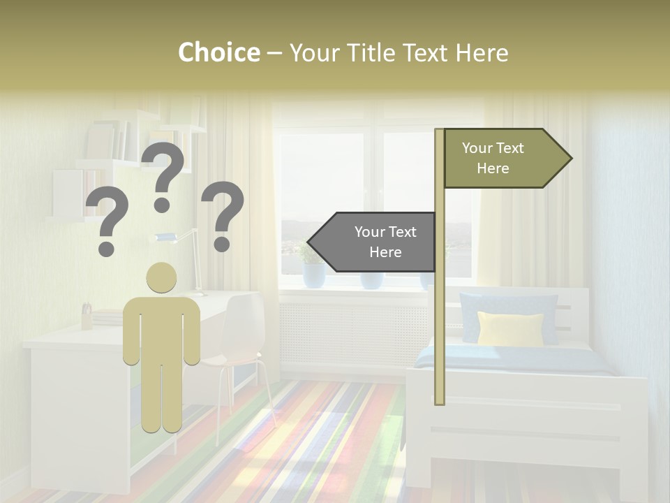 Home Education Interior PowerPoint Template