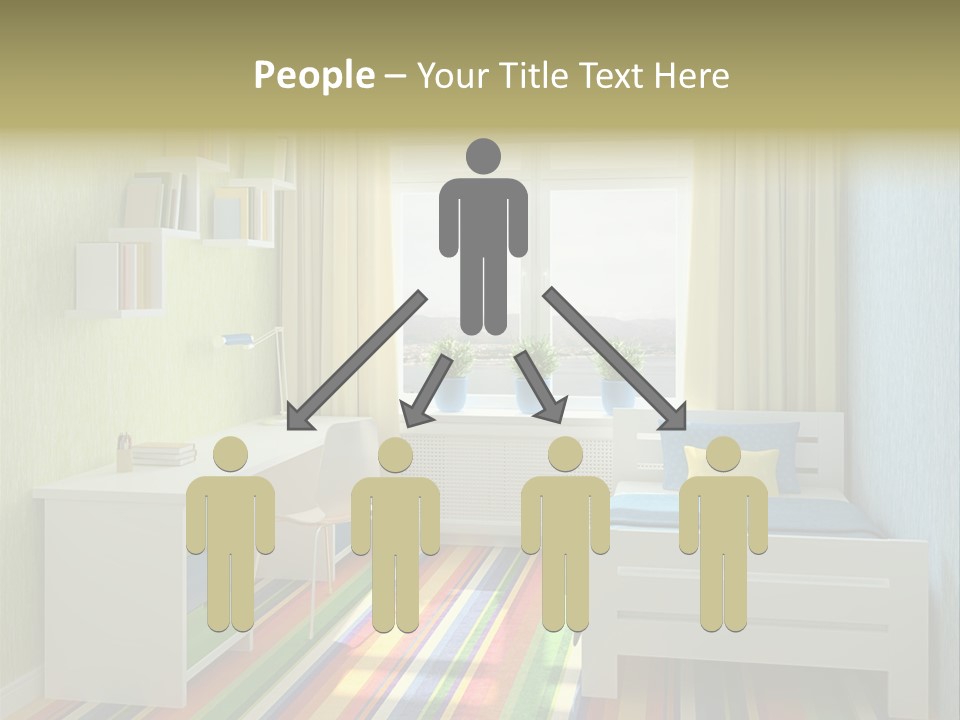 Home Education Interior PowerPoint Template