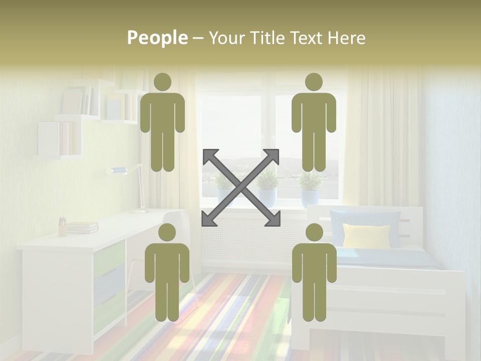 Home Education Interior PowerPoint Template