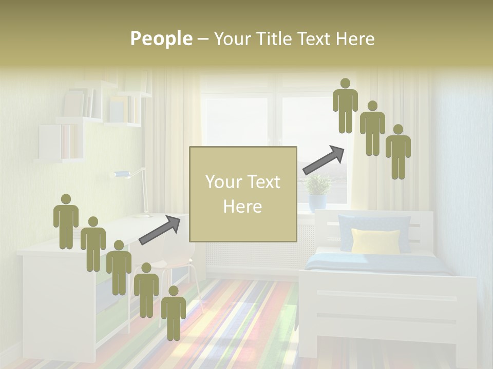 Home Education Interior PowerPoint Template