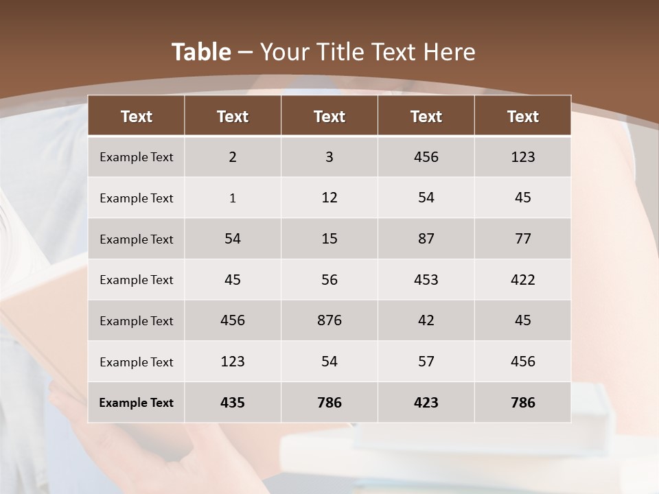 Home Education Interior PowerPoint Template