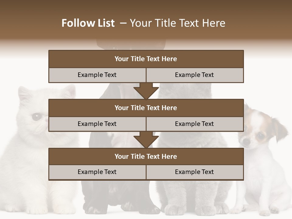 White Animal Mammal PowerPoint Template