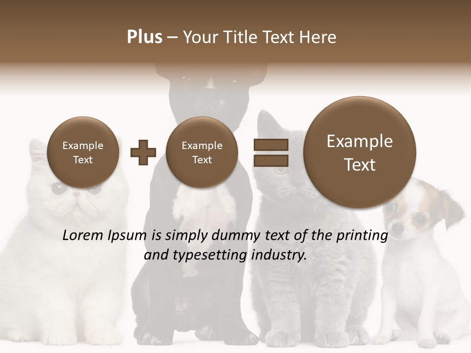 White Animal Mammal PowerPoint Template