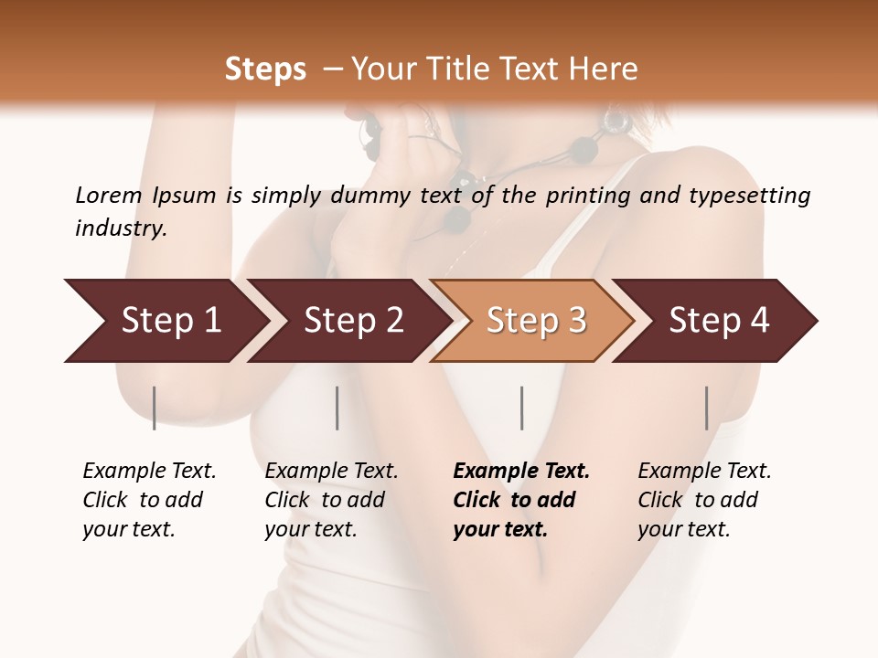 Belt Gorgeous Feminine PowerPoint Template