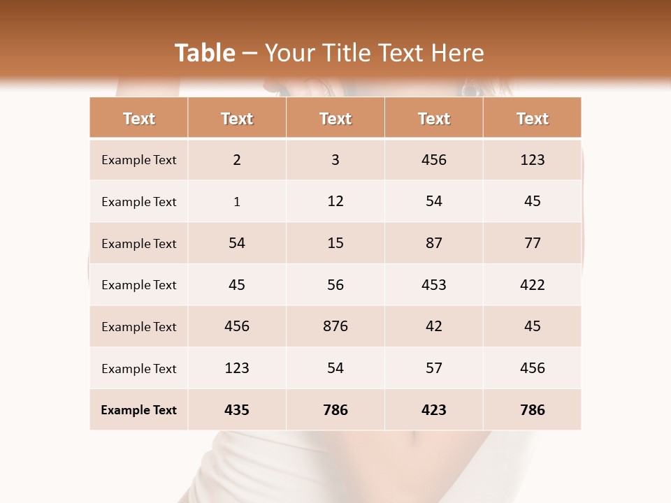 Belt Gorgeous Feminine PowerPoint Template