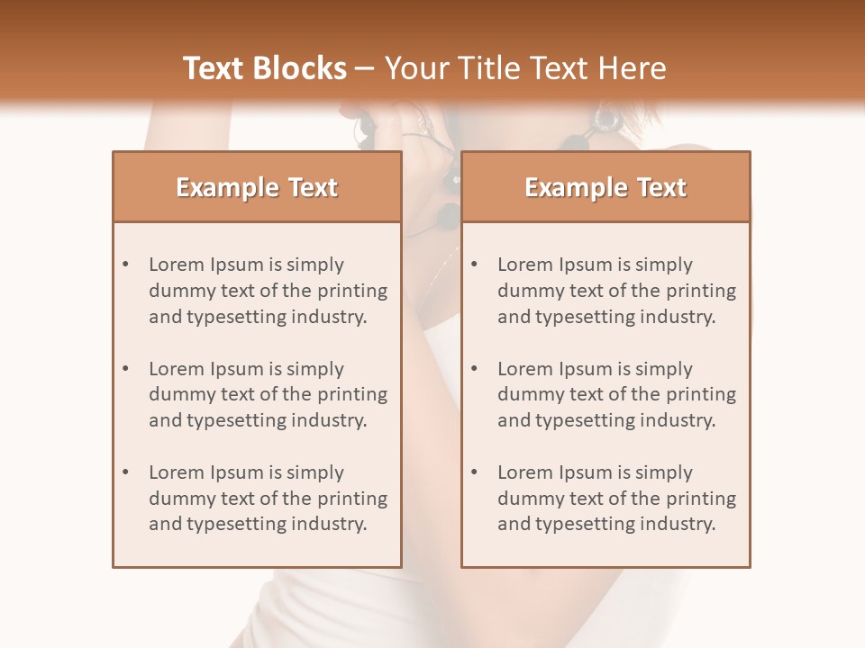 Belt Gorgeous Feminine PowerPoint Template