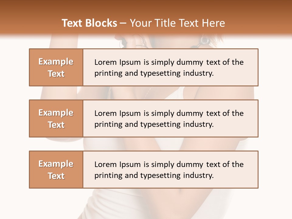 Belt Gorgeous Feminine PowerPoint Template