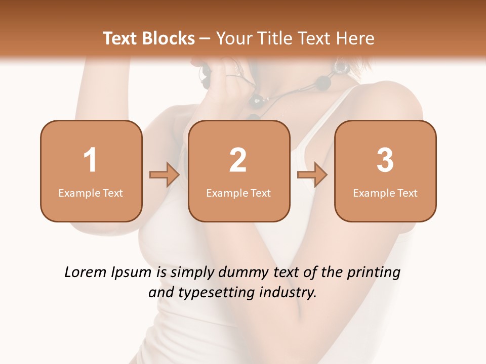 Belt Gorgeous Feminine PowerPoint Template