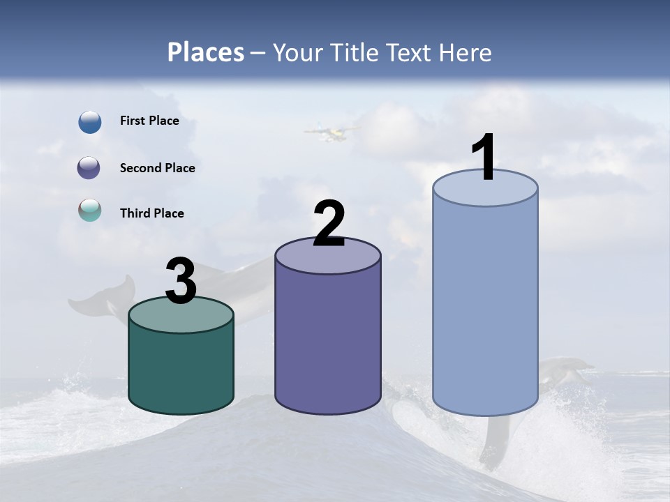 Jumping Dolphin PowerPoint Template