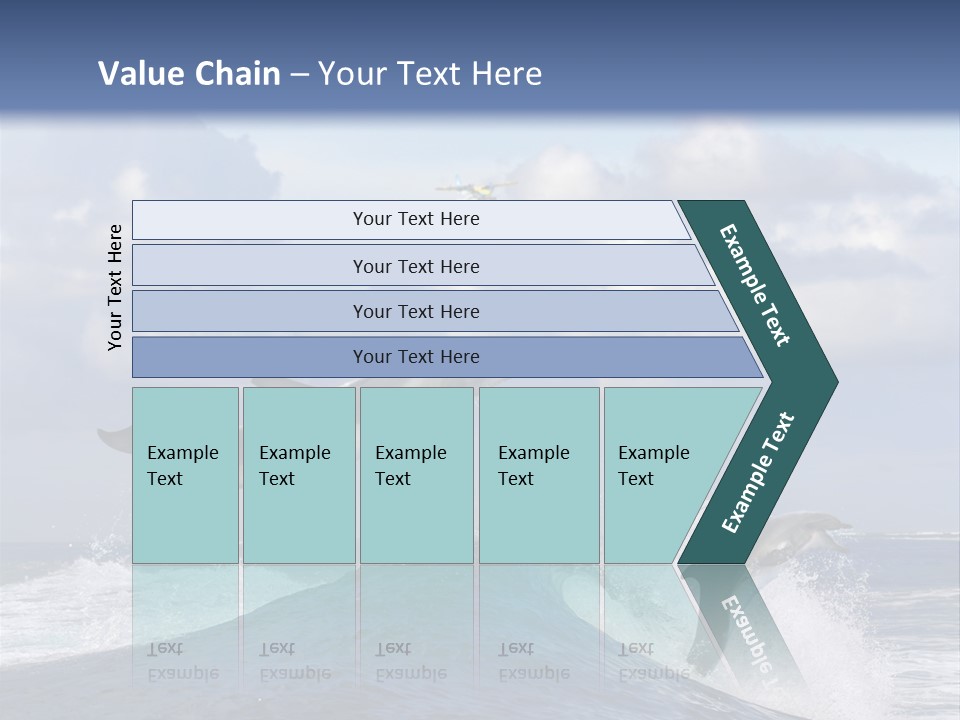 Jumping Dolphin PowerPoint Template