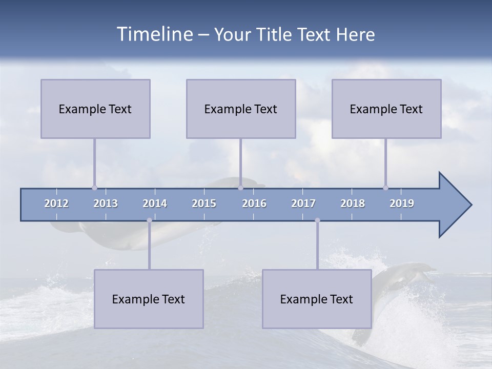 Jumping Dolphin PowerPoint Template