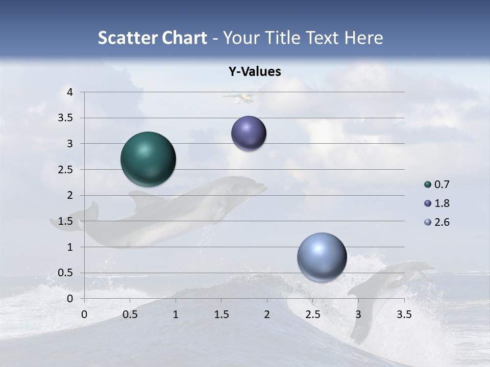 Jumping Dolphin PowerPoint Template