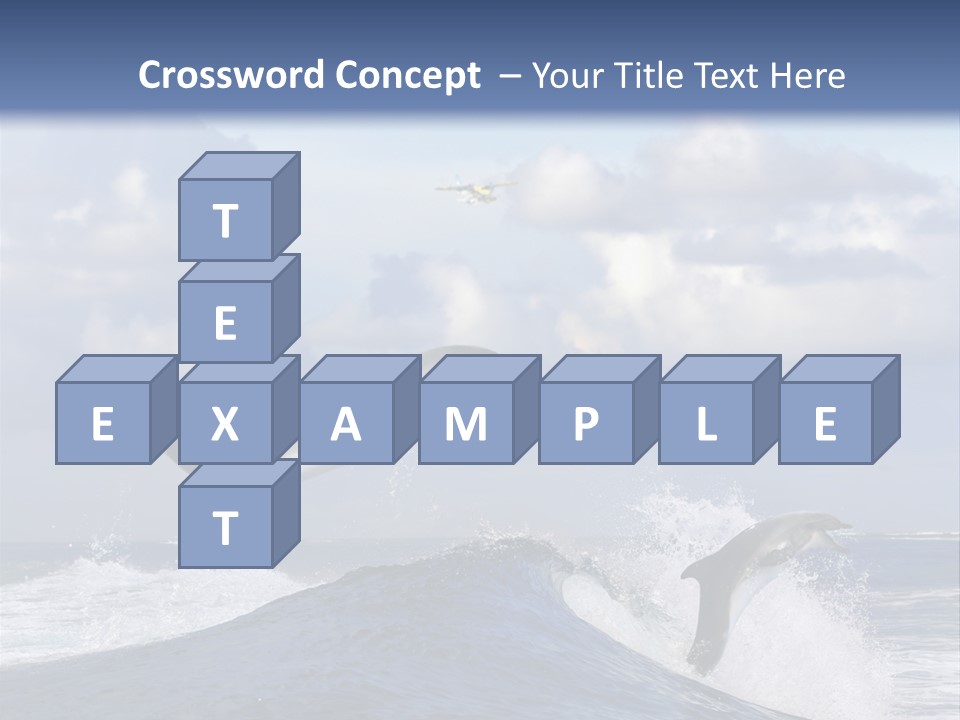 Jumping Dolphin PowerPoint Template