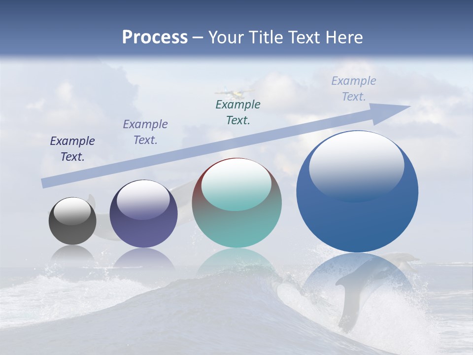 Jumping Dolphin PowerPoint Template